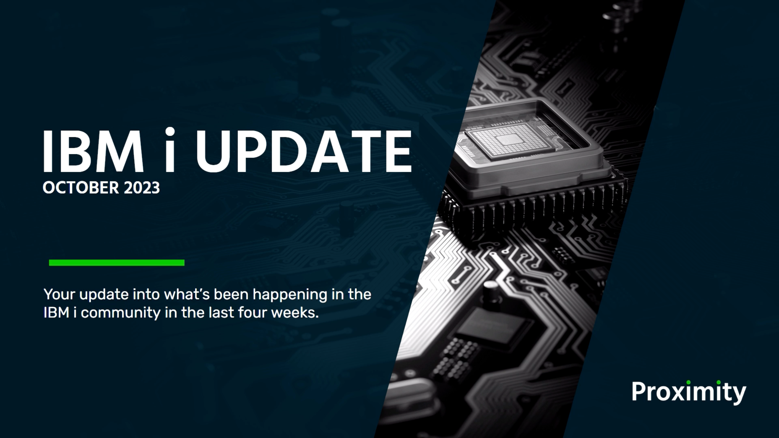 IBM i Update: October 2023 | Blog