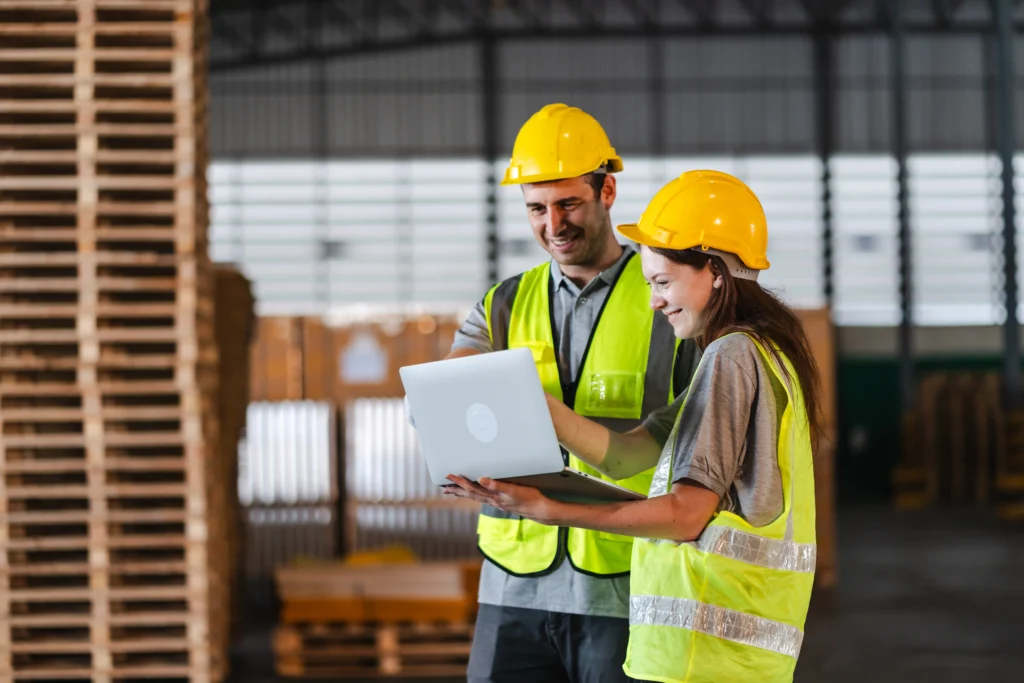 Warehouse staff operating IBM i / AS400 systems