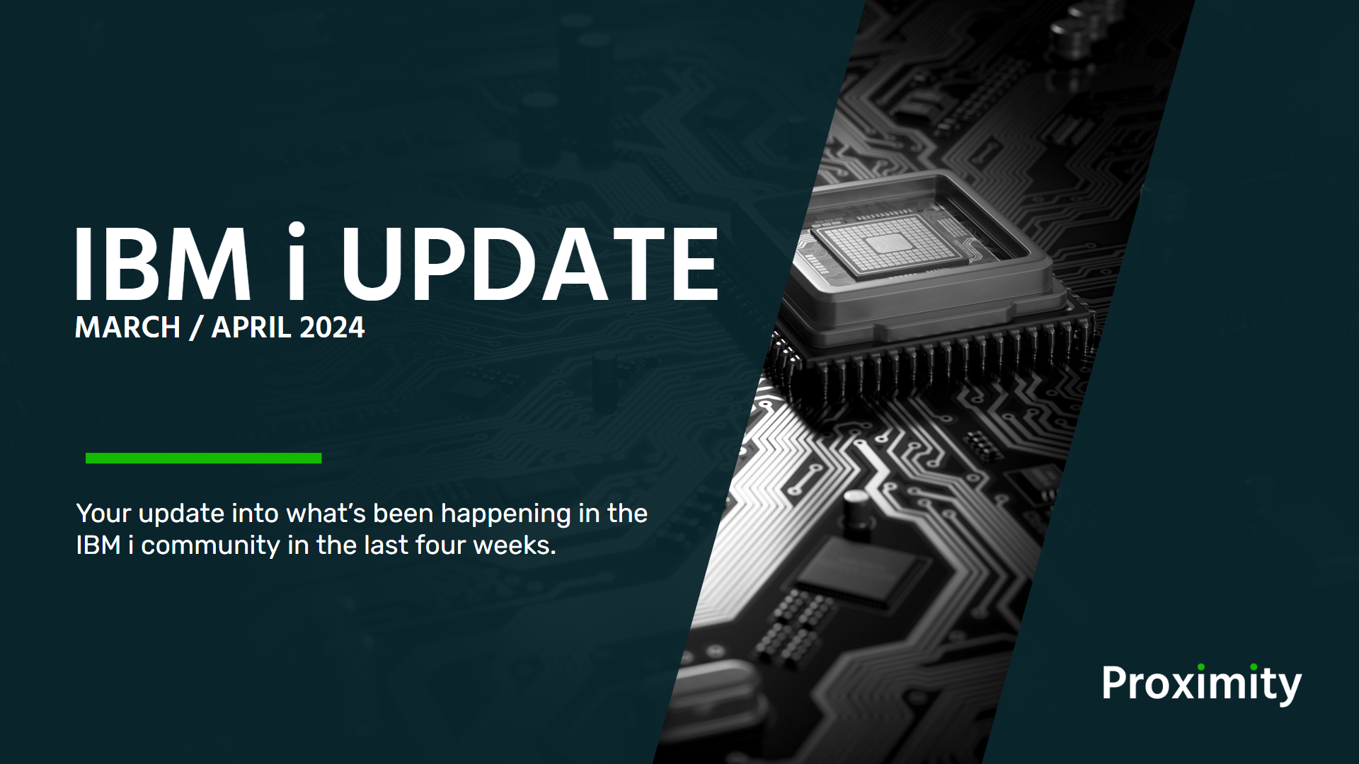 IBM i Update: March/April 2024