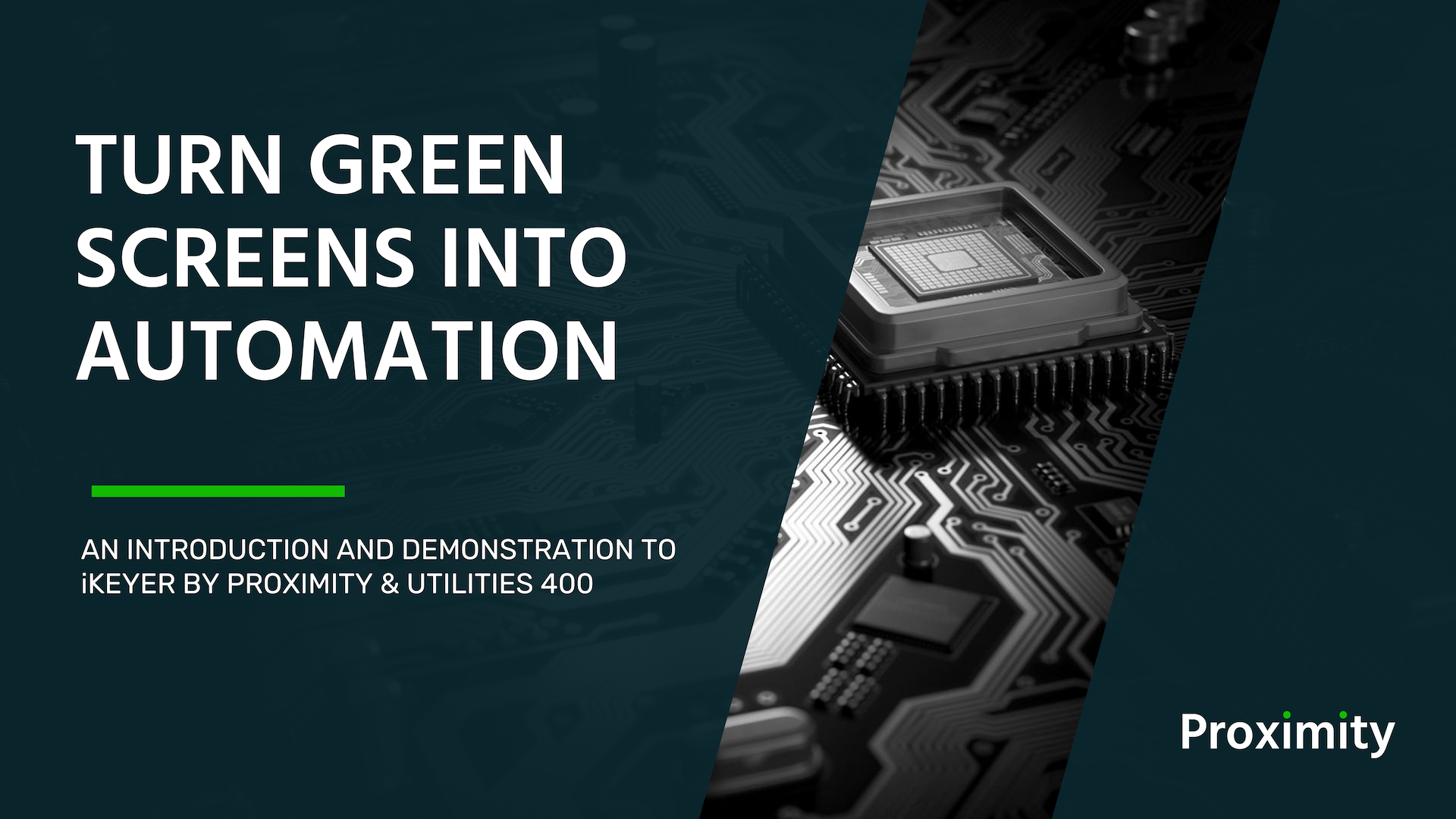 Turn Green Screens into Automation on the IBM i